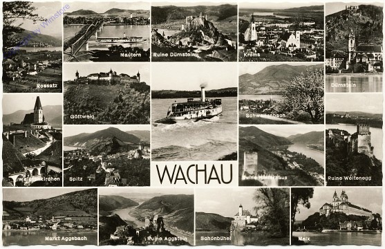 ak100700 Wachau, Multiansicht
