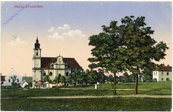Maria Dreieichen, Ansicht mit Kirche