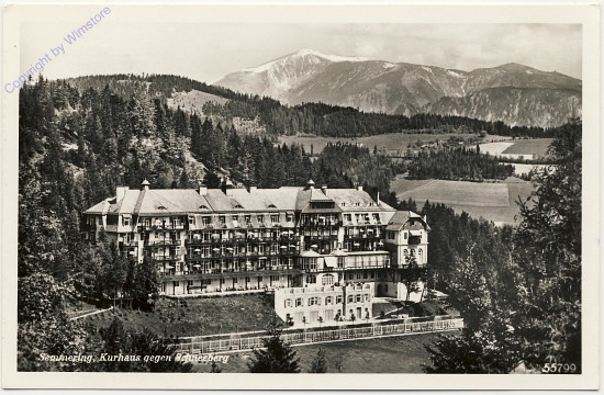 Semmering, Kurhaus gegen Schneeberg