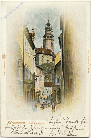 Krumau, Rathausgasse