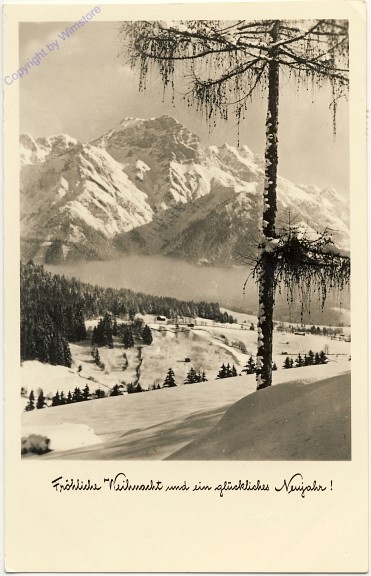 Winterlandschaft im Gebirge