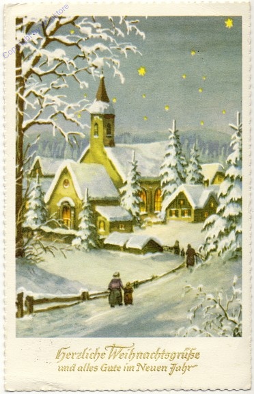 Dorf im Winter