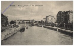 ak101097 Wien, Franz Josefkai mit Donaukanal