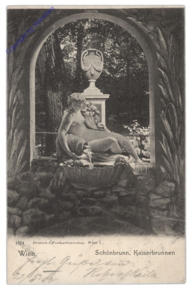 ak101108 Wien 13, Schönbrunn, Kaiserbrunnen