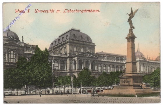 Wien 1, Liebenberg-Denkmal und Universität