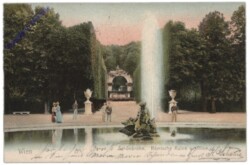 Wien 13, Schönbrunn, Römische Ruine und Allee