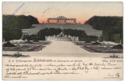 Wien 13, K.k. Schönbrunn, Neptungrotte, Gloriette