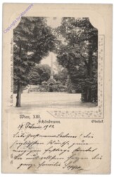Wien 13, Schönbrunn, Obelisk