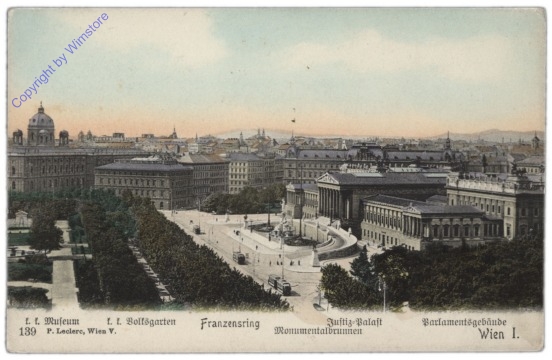 Wien 1, Franzensring, Multiansicht