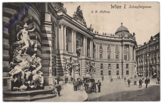 ak101164 Wien 1, Schauflergasse, k.k. Hofburg