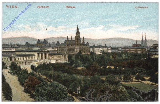 Wien 1, Parlament, Rathaus, Votivkirche