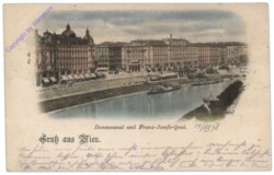 Wien 1, Donaucanal und Franz Josefs-Quai