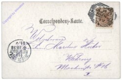 Wien 1, Grillparzer-Monument, Gruss von der Gedenkfeier