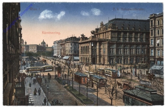 Wien 1, Kärntnerring, k.k. Hofoperntheater