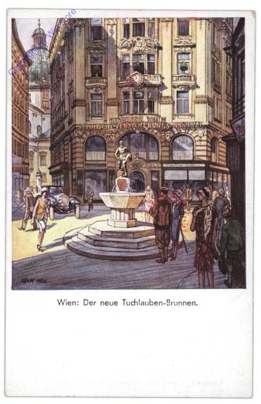 ak101217 Wien 1, Tuchlauben-Brunnen