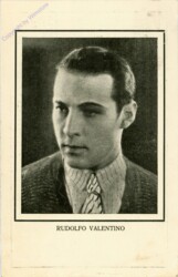 Valentino Rudolfo, Kino Postkarte