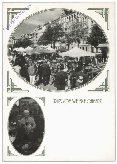 Wien 5, Gruss vom Wiener Flohmarkt