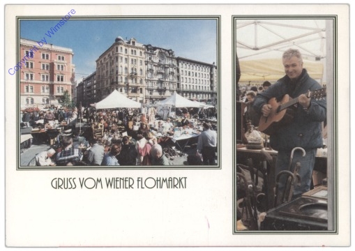 Wien 5, Gruss vom Wiener Flohmarkt