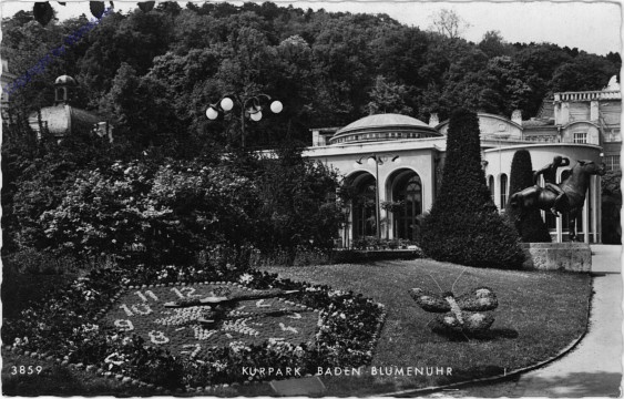 Baden, Blumenuhr