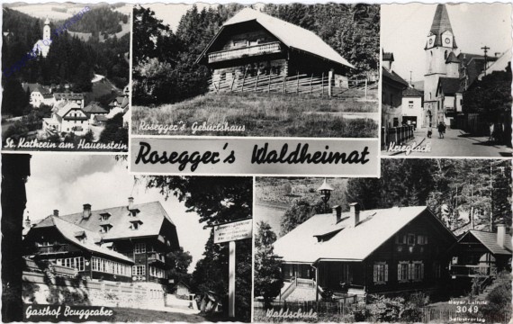 ak101789 Alpl, Roseggers Waldheimat, Multiansicht