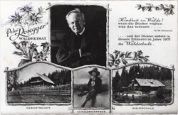 Alpl, Roseggers Geburtshaus, Waldschule, Portrait