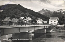 Admont, Ennsbrücke gegen die Hallermauern