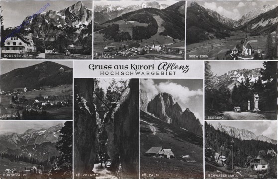Aflenz, Hochschwabgebiet - Multiansicht