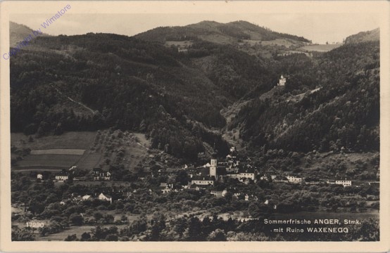 Anger bei Weiz, mit Ruine Waxenegg