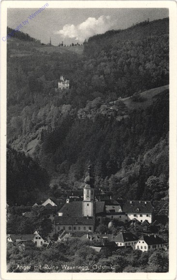 Anger bei Weiz, mit Ruine Waxenegg