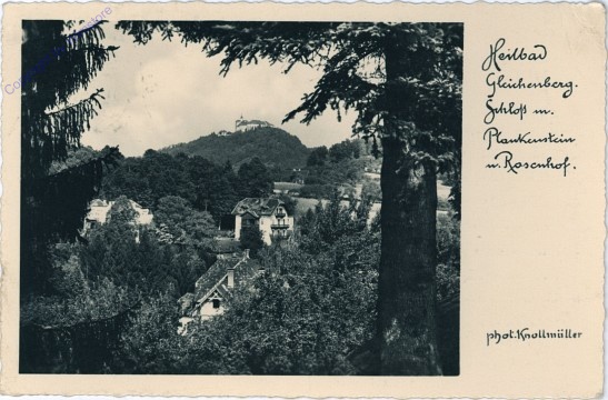 Bad Gleichenberg, Schloß mit Plankenstein und Rasenhof