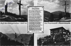 Bürgeralpe bei Mariazell, 4 Ansichten