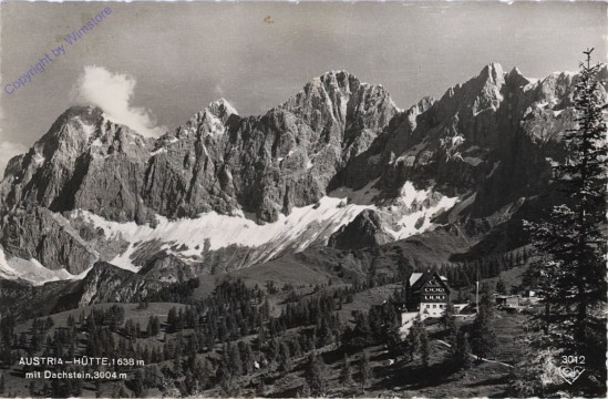 ak101892 Ramsau, Austriahütte mit Dachstein