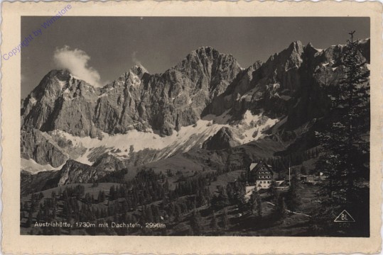ak101894 Ramsau, Austriahütte mit Dachstein