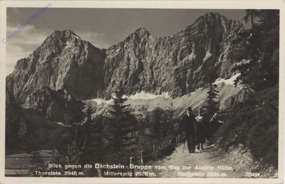 ak101900 Ramsau, am Weg zur Austriahütte
