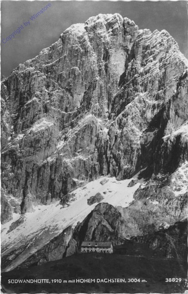ak101905 Ramsau, Südwandhütte mit Hohem Dachstein