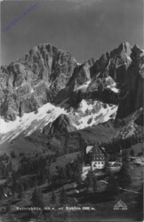 Ramsau, Austriahütte mit Dachstein