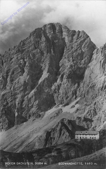 ak101917 Ramsau, Südwandhütte mit Hohem Dachstein