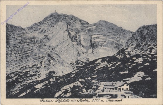 Gesäuse,  Hesshütte mit Hochtor