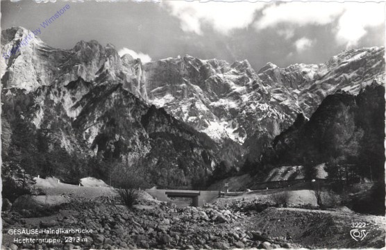Gesäuse,  Haindlkarbrücke und Hochtorgruppe