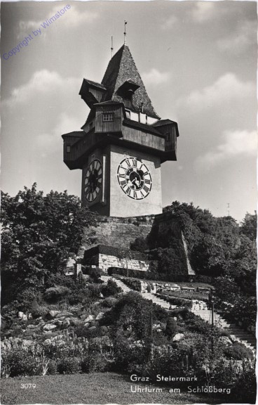Graz, Uhrturm am Schlossberg