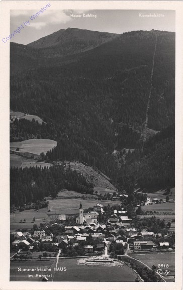Haus im Ennstal, mit Hauser Kaibling und Krummholzhütte