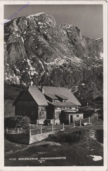 Hochschwab, Sonnschienhütte