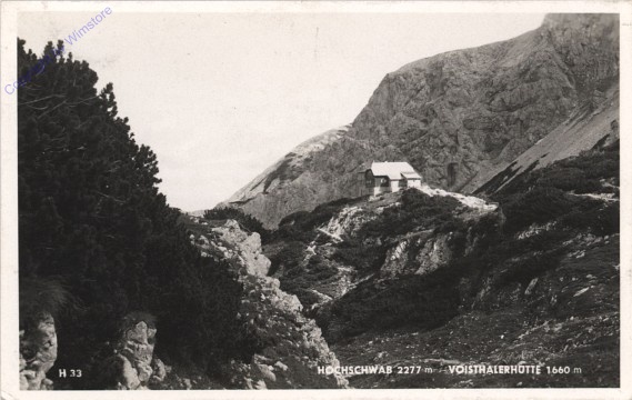 Hochschwab, Voistalerhütte