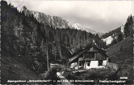 Hochschwab, Gasthaus Schwabenbartl in der Fölz