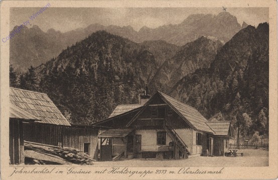 Johnsbach, Johnsbachtal im Gesäuse mit Hochtorgruppe