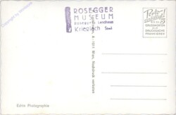 Krieglach, Peter Rosegger's Sterbehaus, Sterbezimmer