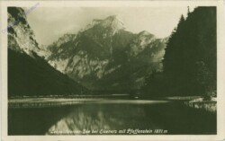 Eisenerz, Leopoldsteinersee mit Pfaffenstein