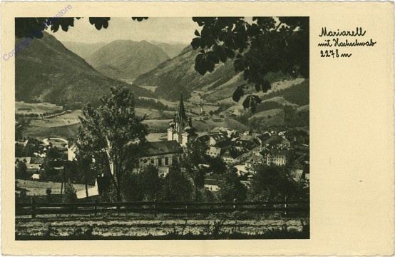 ak102277 Mariazell, gegen Hochschwab