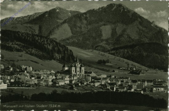 ak102286 Mariazell, mit Hohen Student
