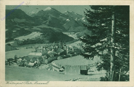ak102293 Mariazell, im Winter